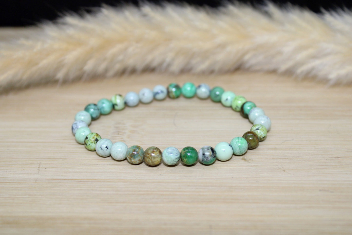 Bracelet Variscite 6mm