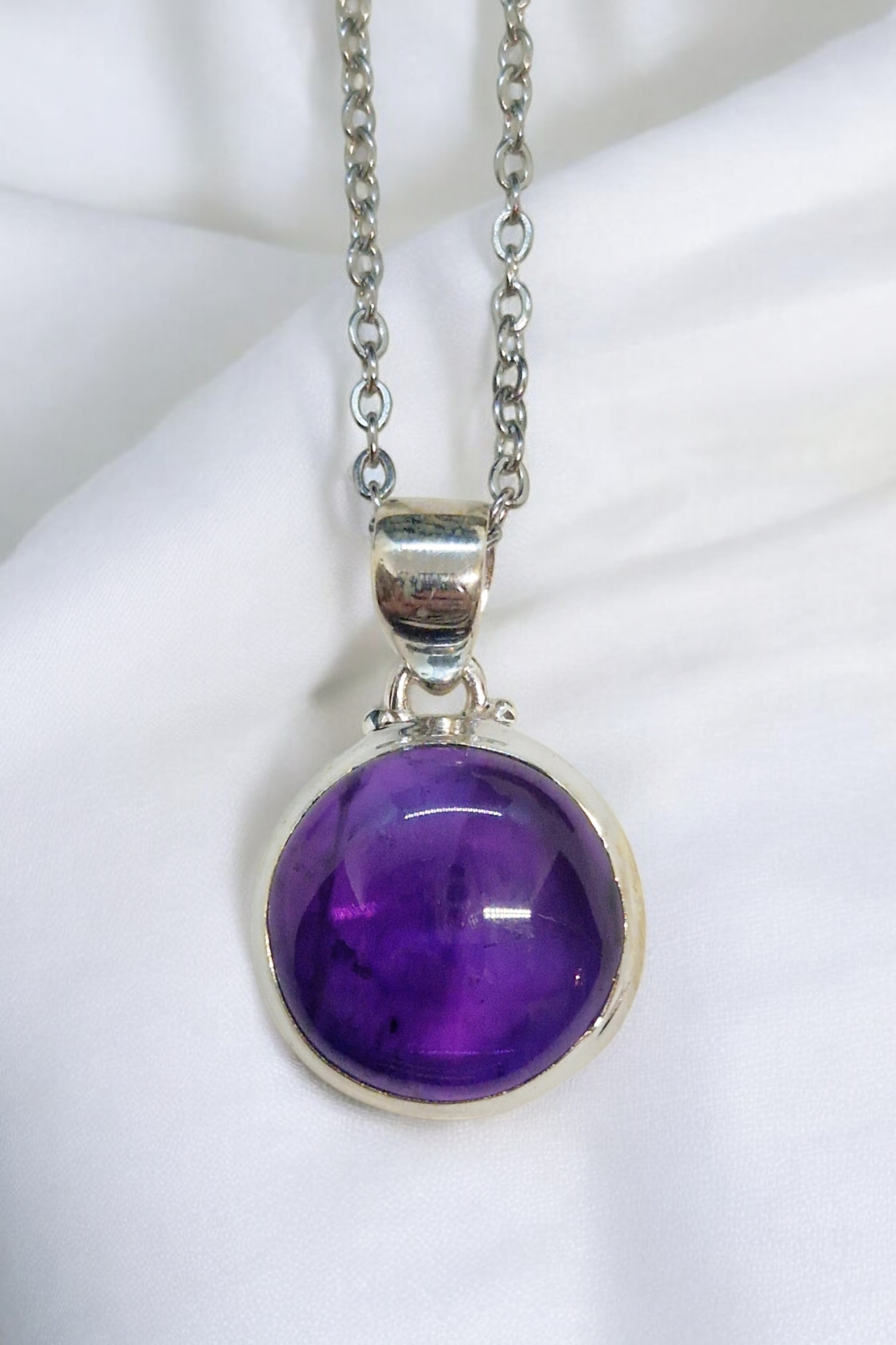 Pendentif Améthyste Argent