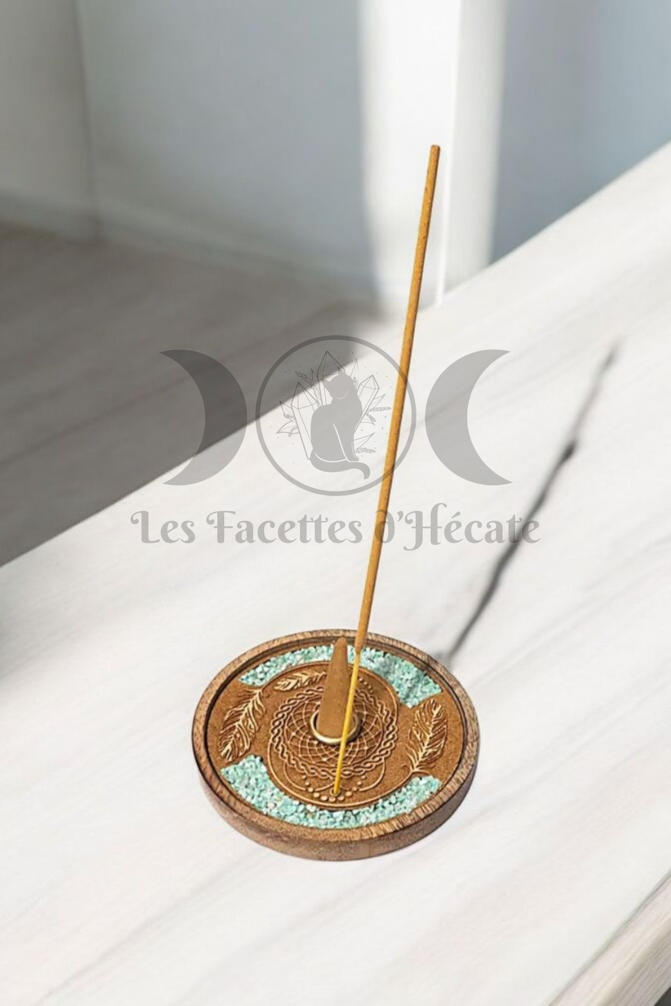 Brûleur d'encens Amazonite