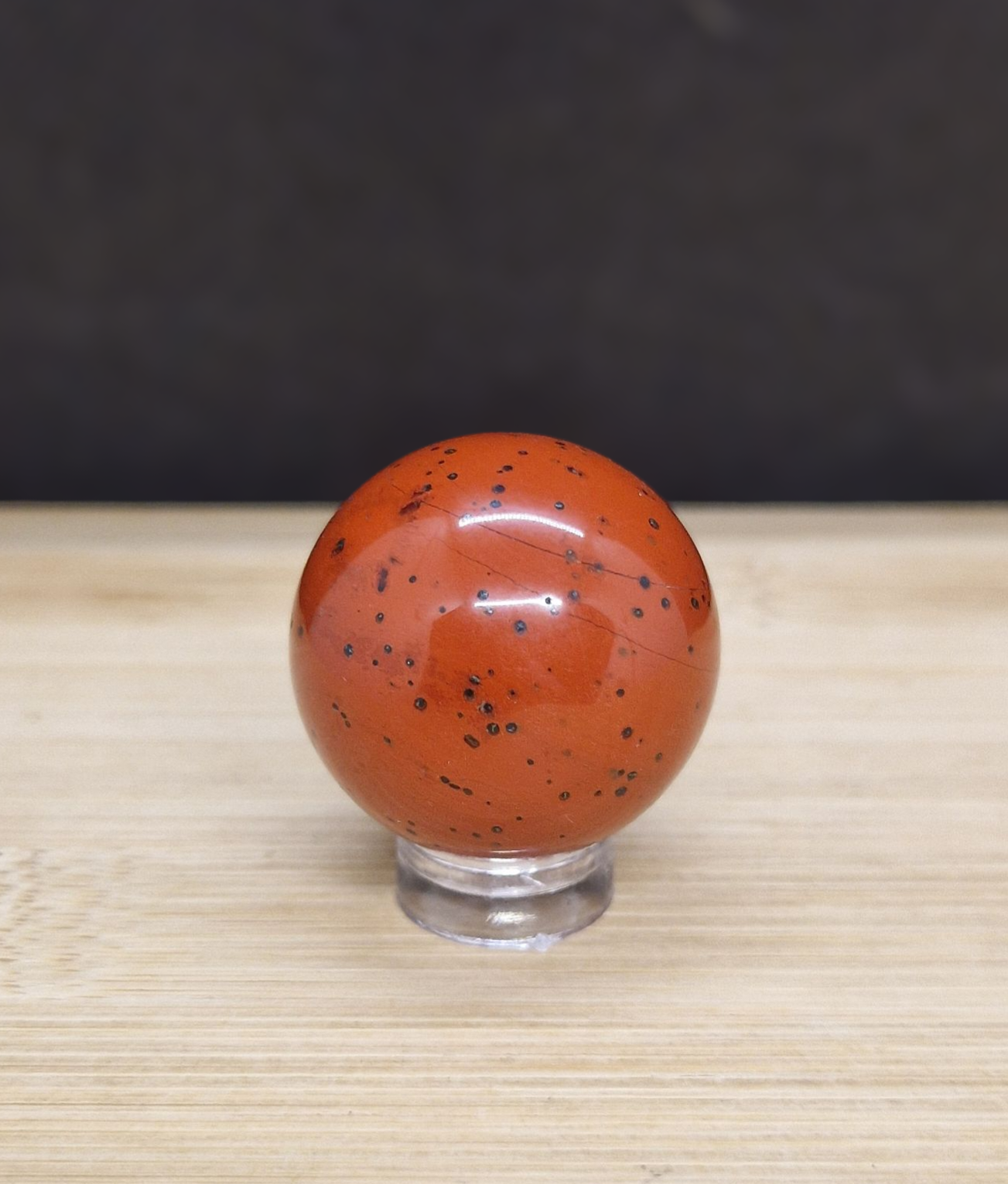 Petites sphères en Jaspe rouge