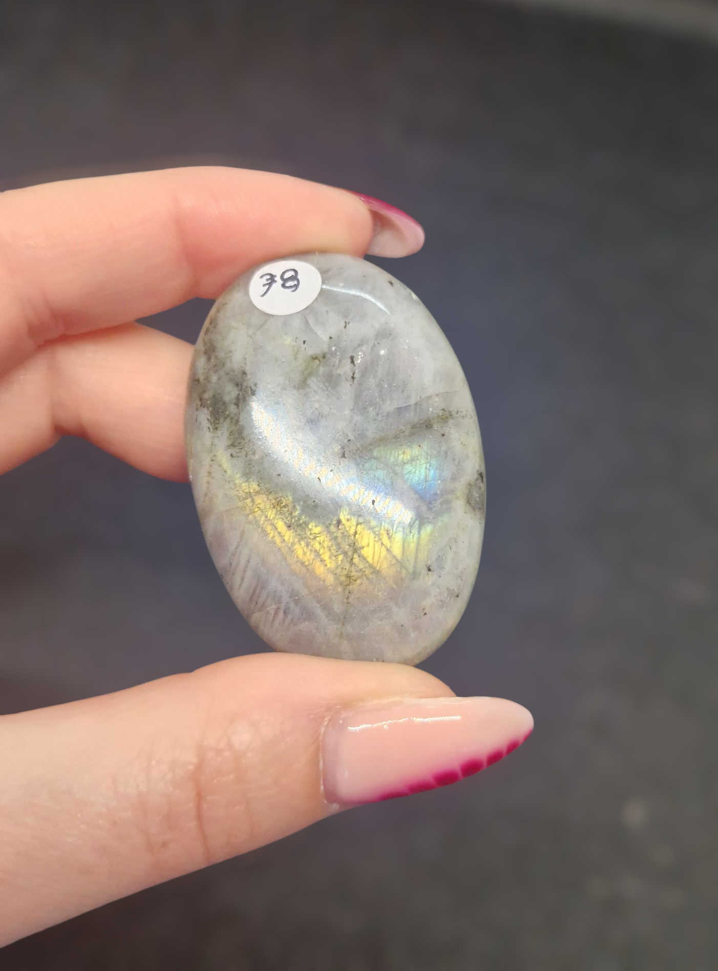 Galets Labradorite violette