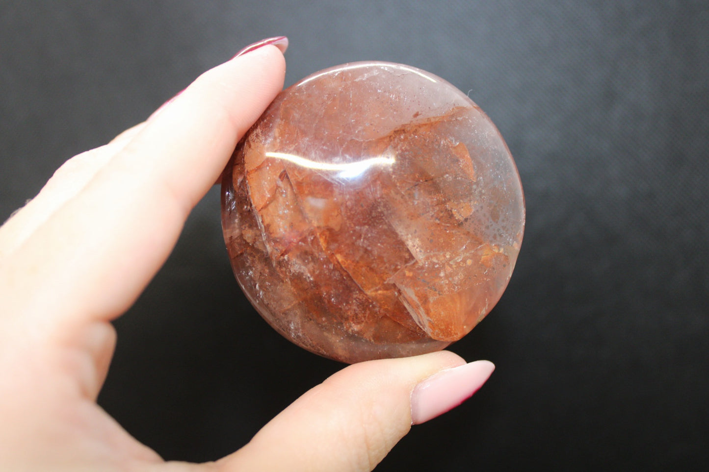 Galets Quartz Hématoïde