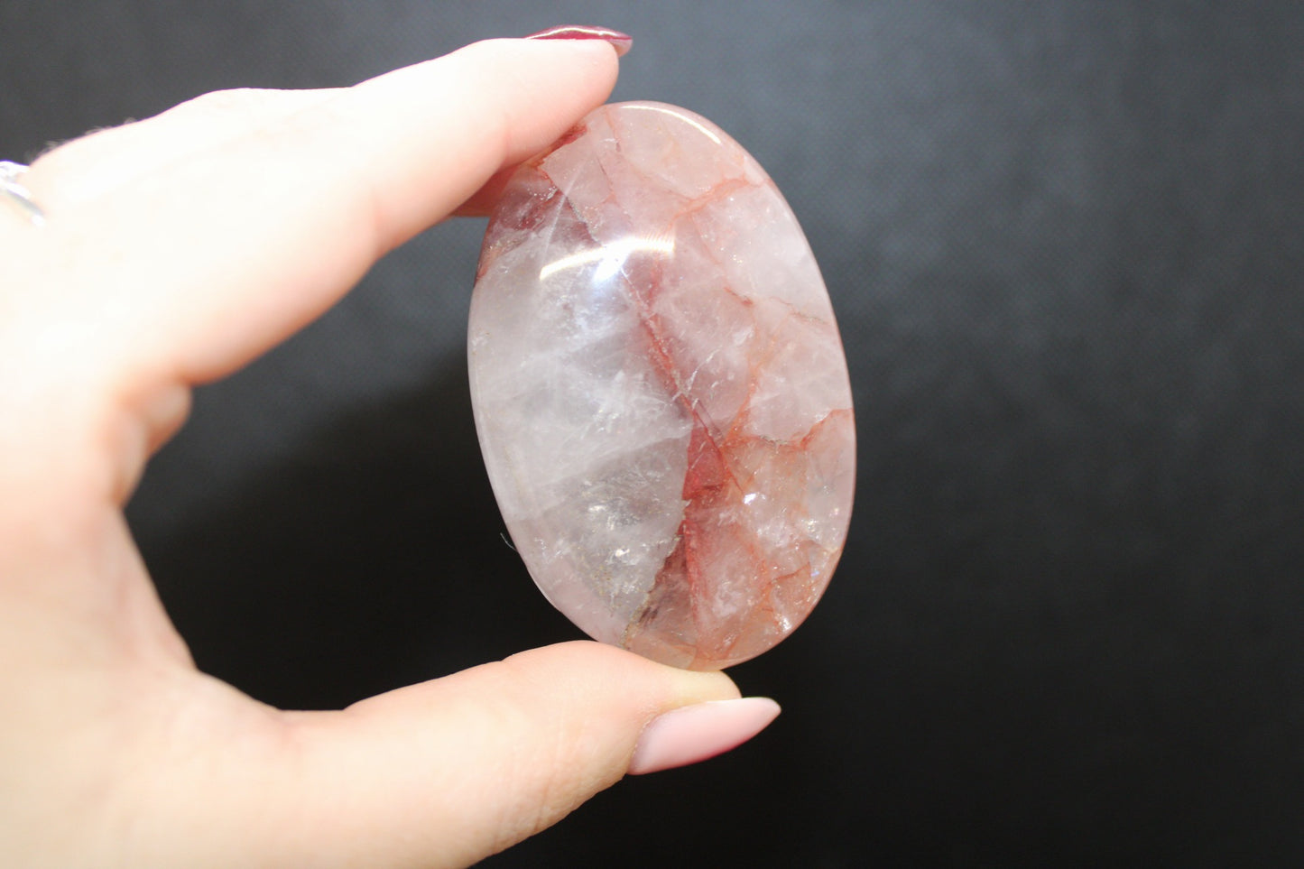 Galets Quartz Hématoïde