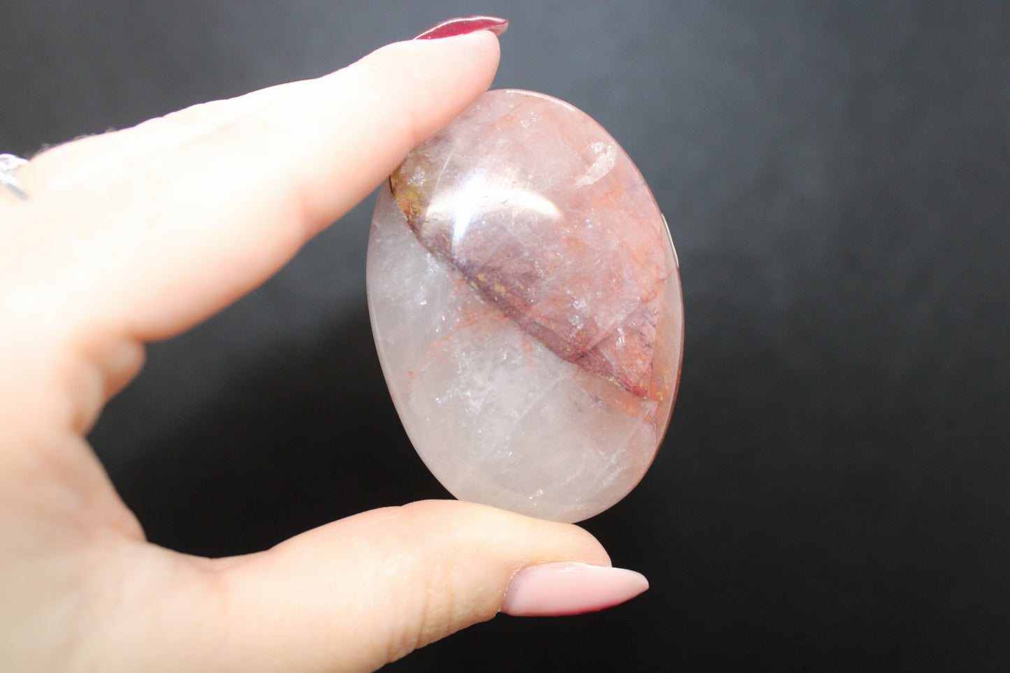 Galets Quartz Hématoïde
