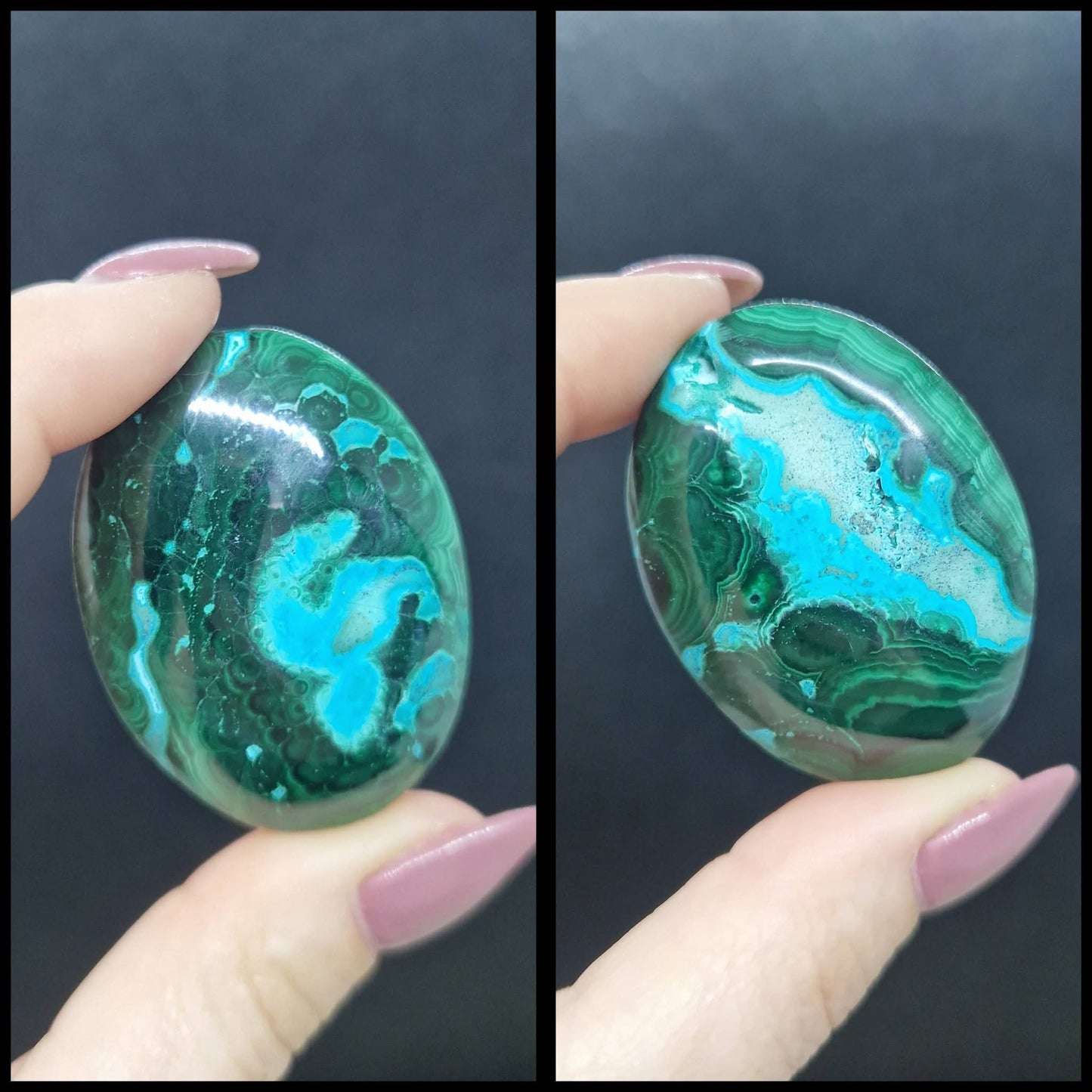 Galets Malachite Chrysocolle