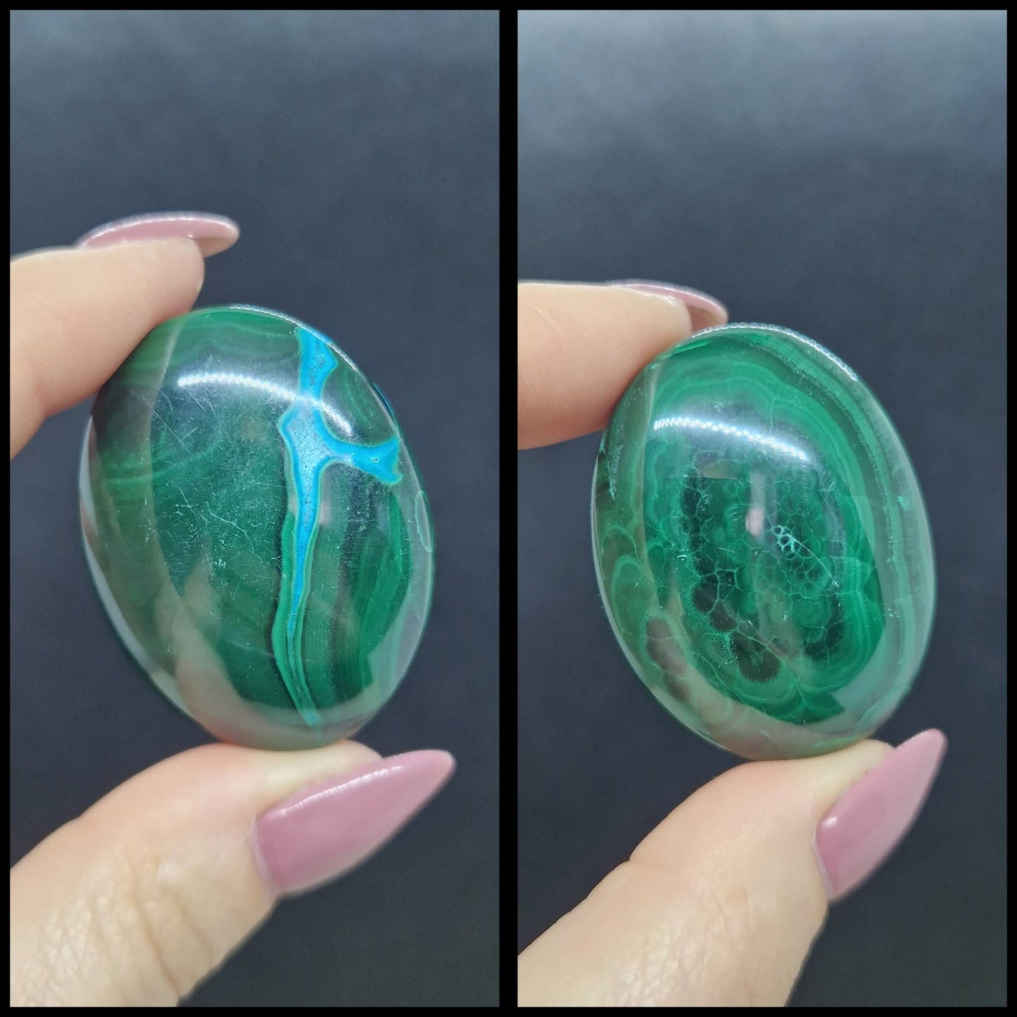 Galets Malachite Chrysocolle