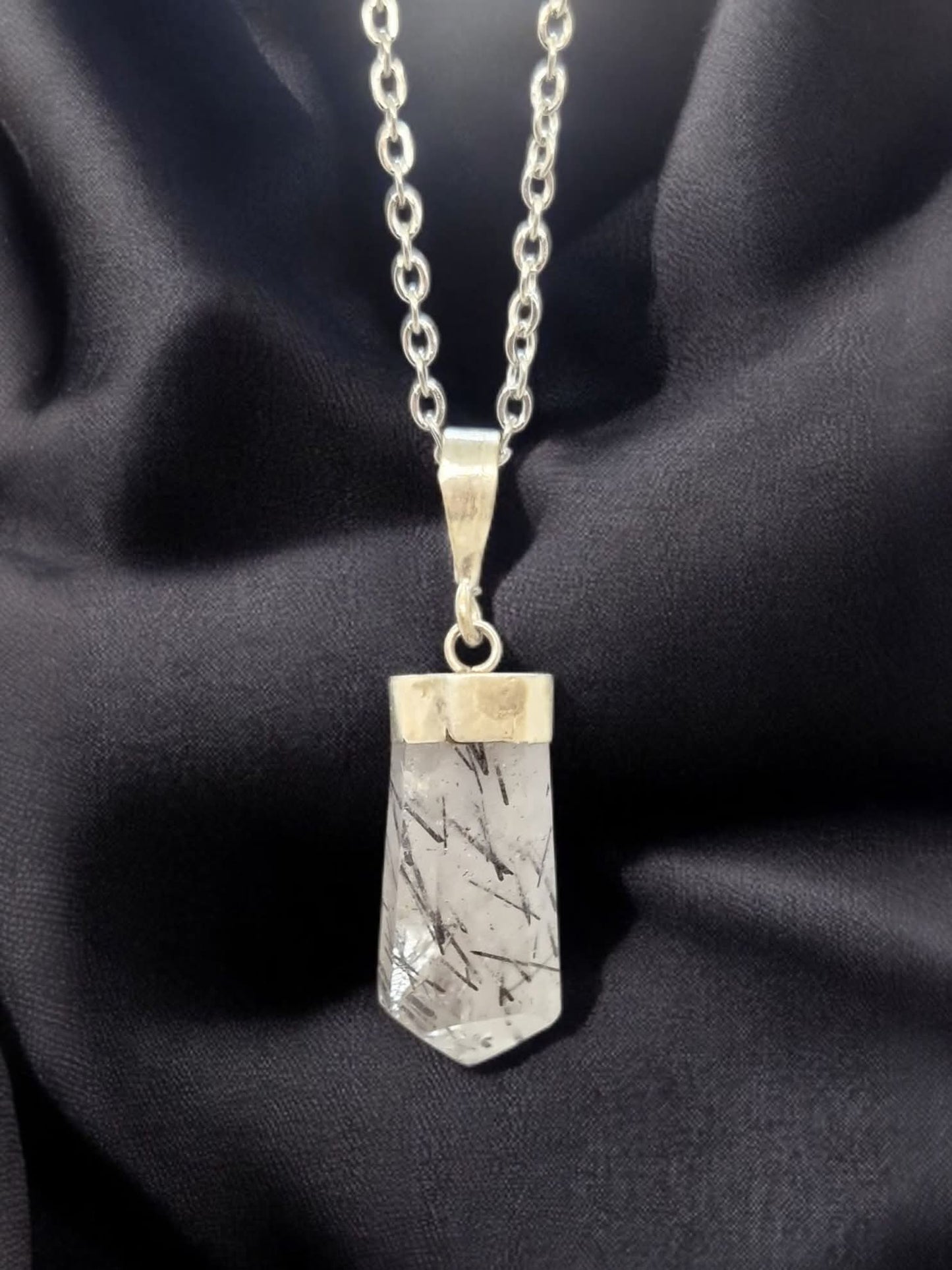 Pendentif Quartz Tourmaline (au choix)