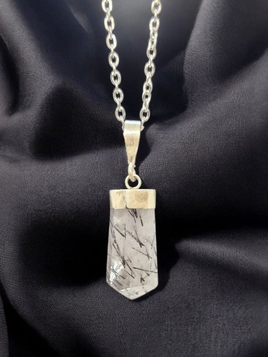 Pendentif Quartz Tourmaline (au choix)