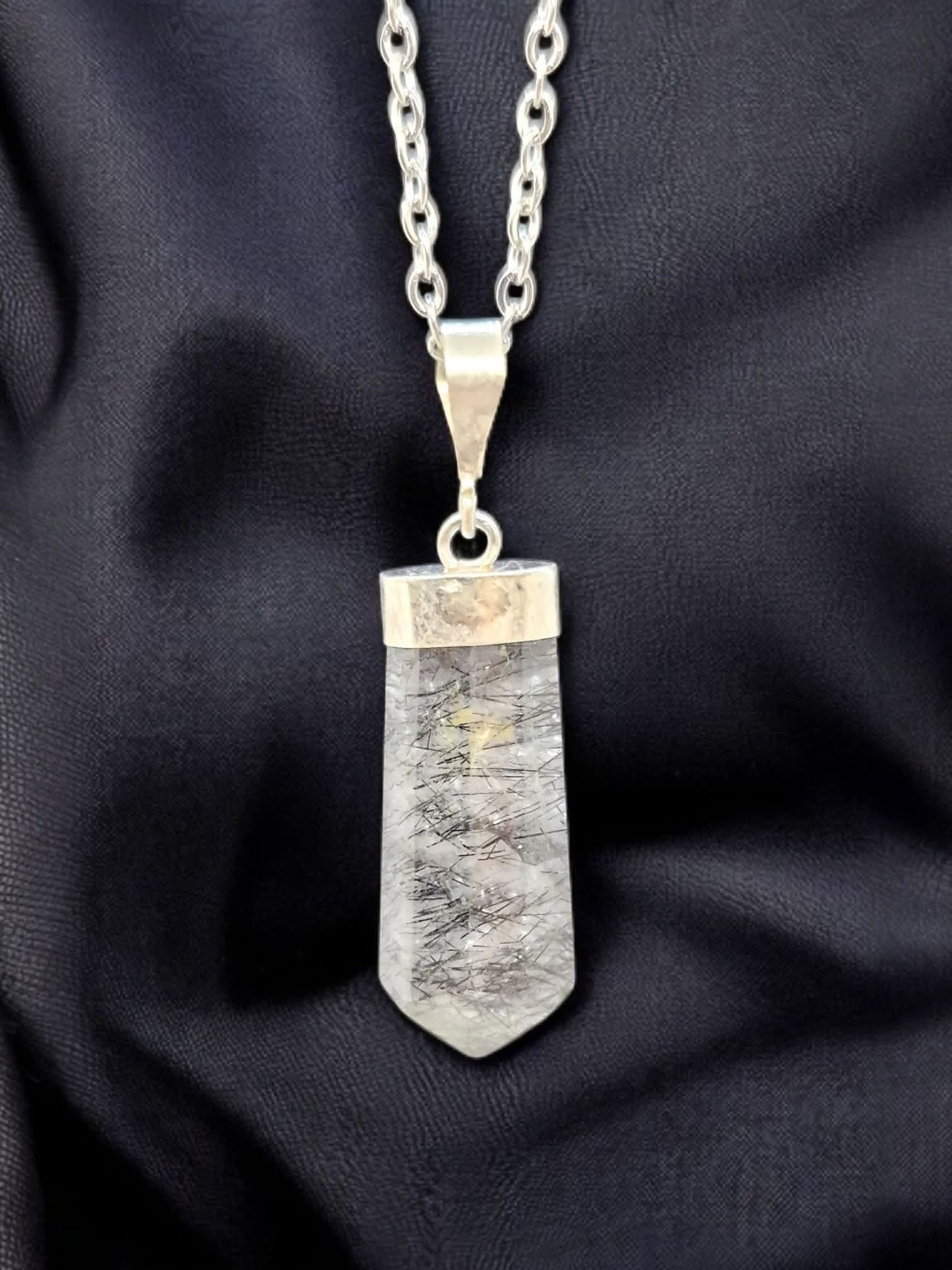 Pendentif Quartz Tourmaline (au choix)