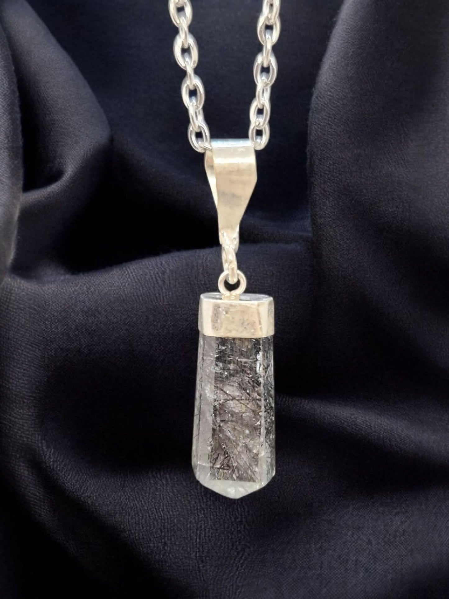 Pendentif Quartz Tourmaline (au choix)