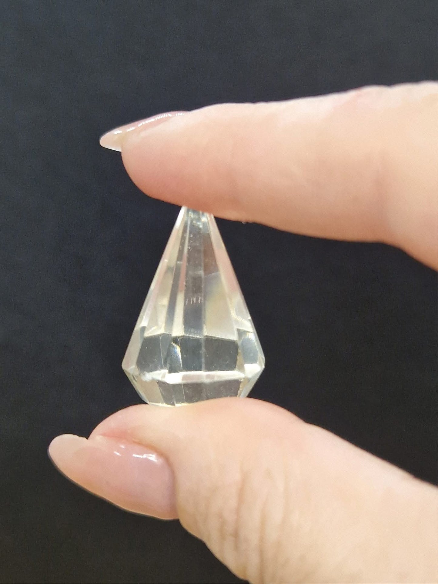 Pointes facettées Cristal de Roche