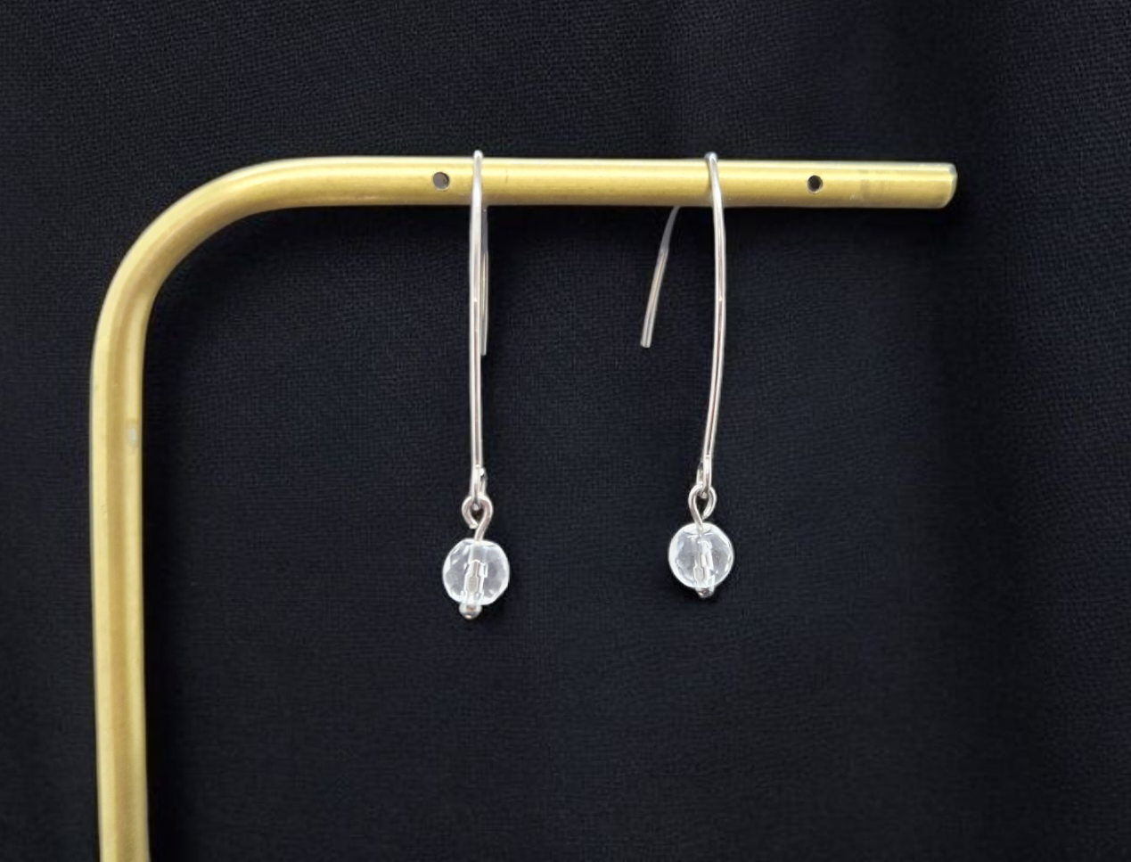 Boucles d'oreilles perle (au choix)
