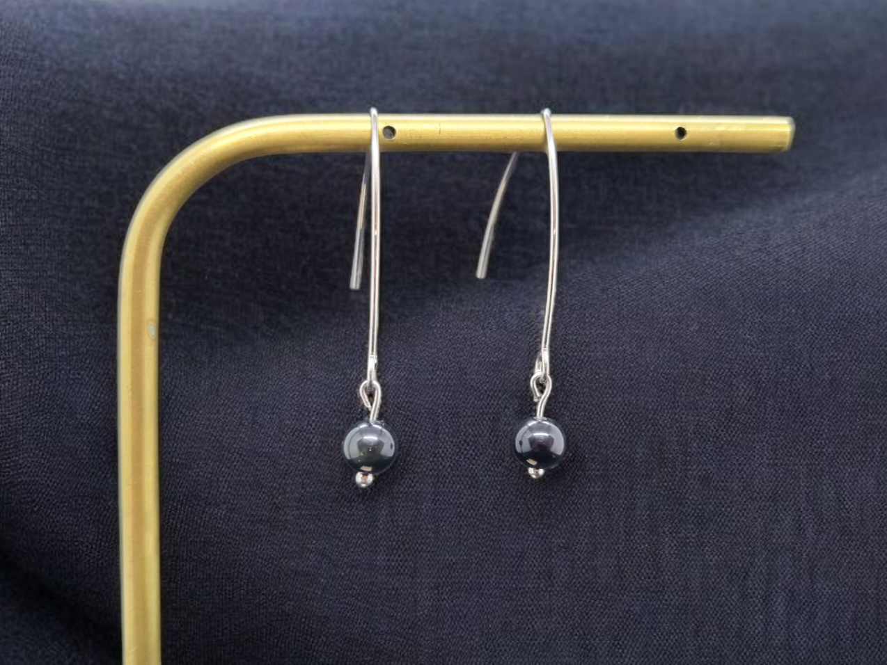 Boucles d'oreilles perle (au choix)