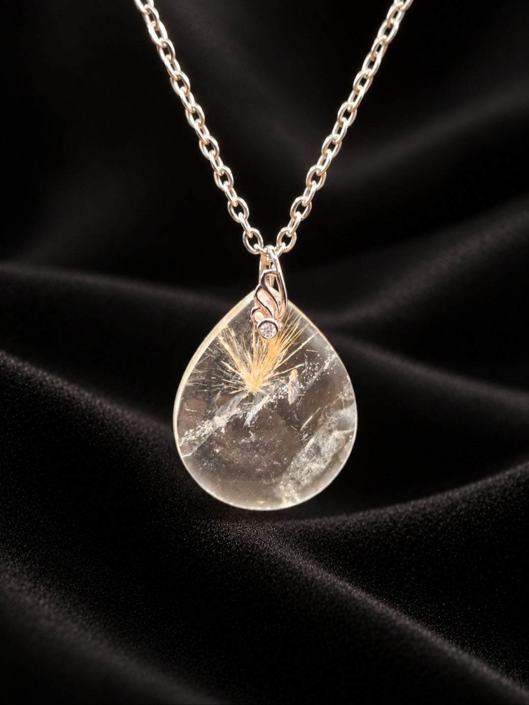 Pendentif Quartz rutile