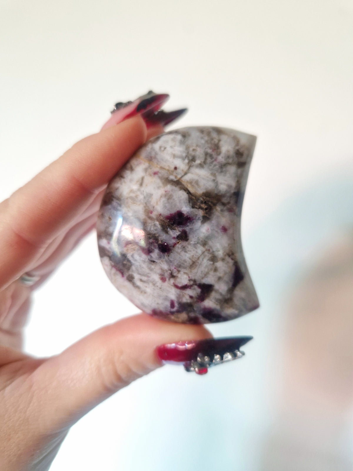 Croissant de lune Rubellite