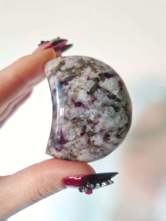 Croissant de lune Rubellite