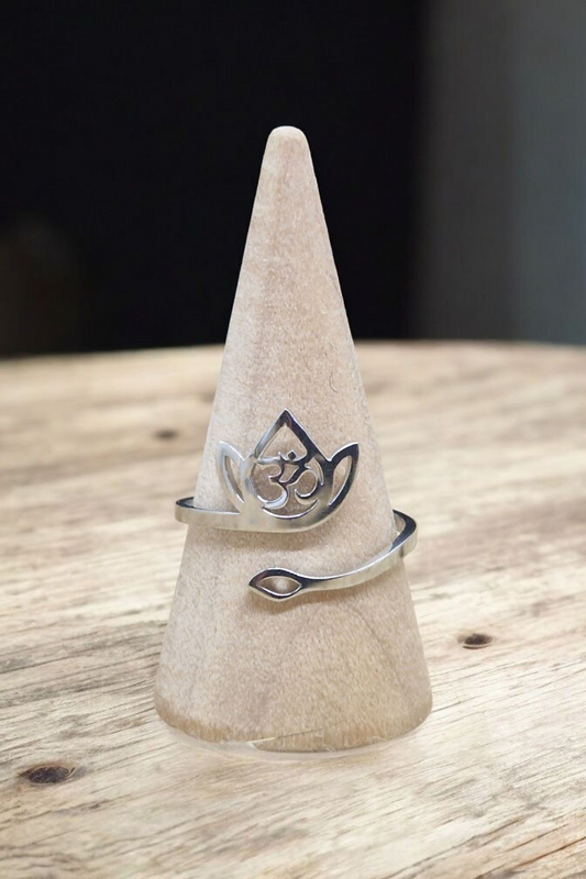 Bague Lotus & Om