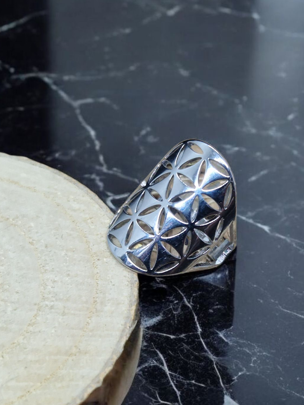 Bague fleur de vie