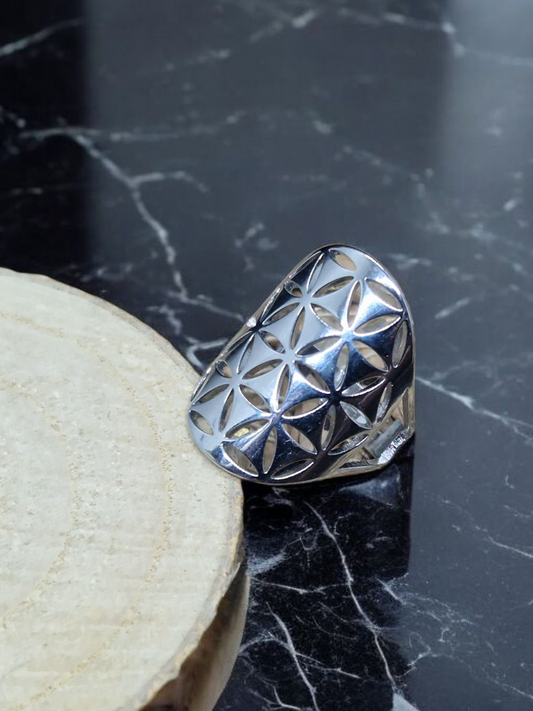 Bague fleur de vie