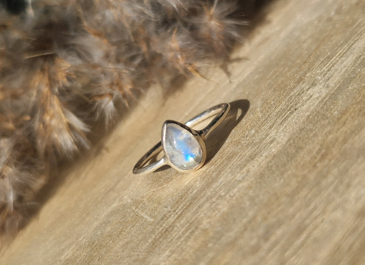 Bague Peristerite Argent