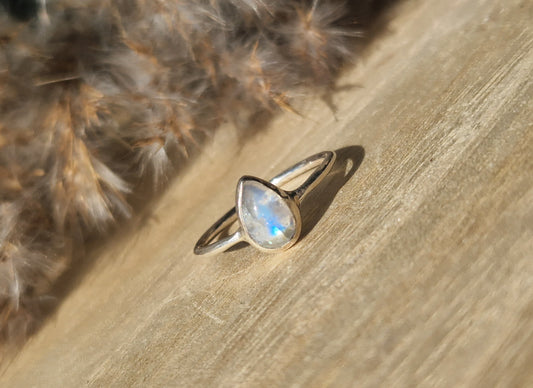 Bague Peristerite Argent