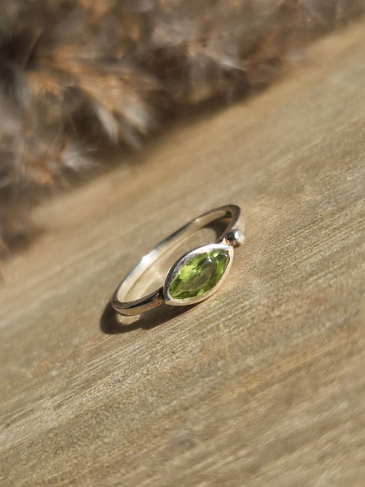 Bague Péridot Argent