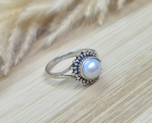 Bague Perle Argent