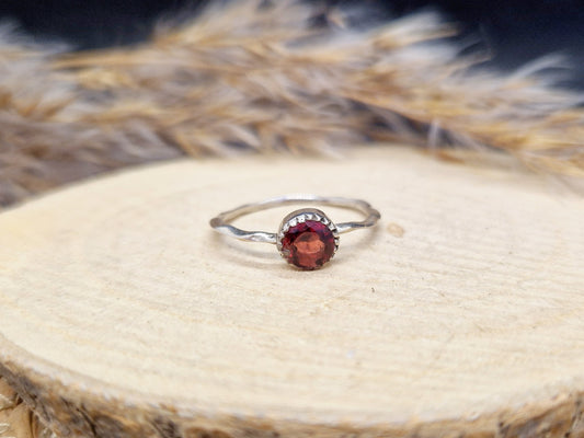 Bague Grenat Argent