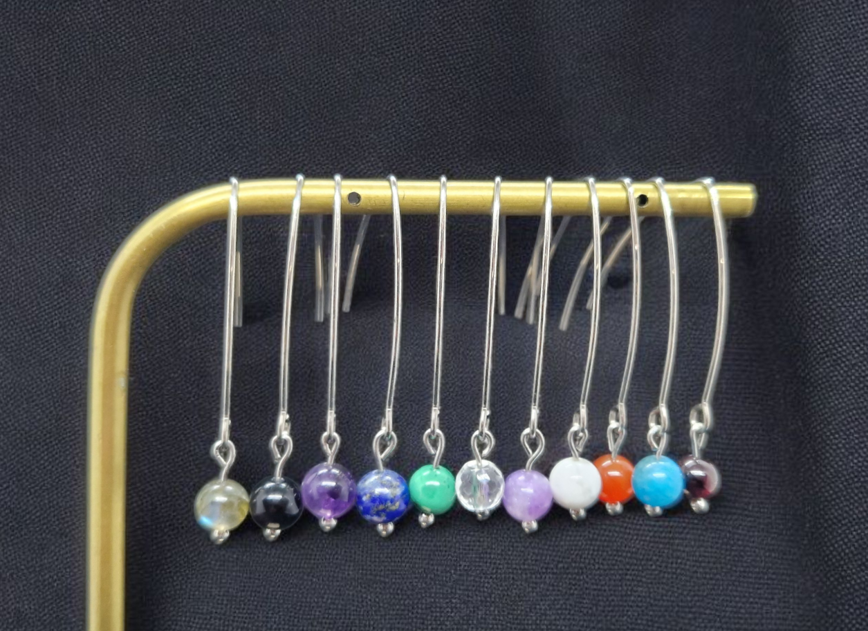 Boucles d'oreilles perle (au choix)
