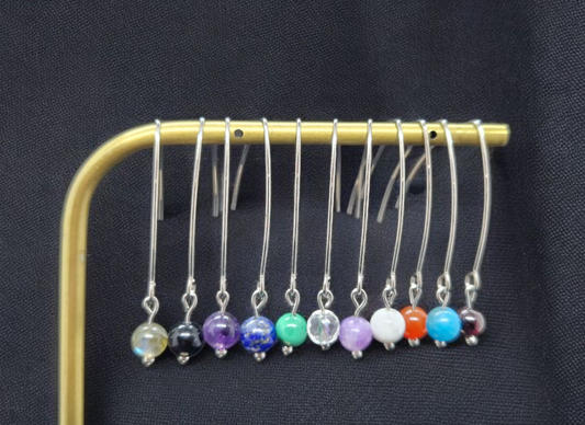 Boucles d'oreilles perle (au choix)