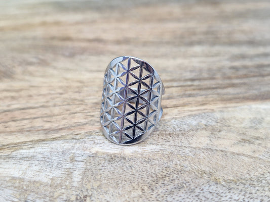 Bague fleur de vie