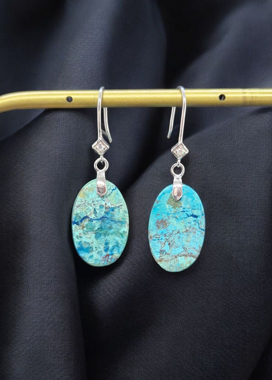 Boucles d'oreilles Shattuckite