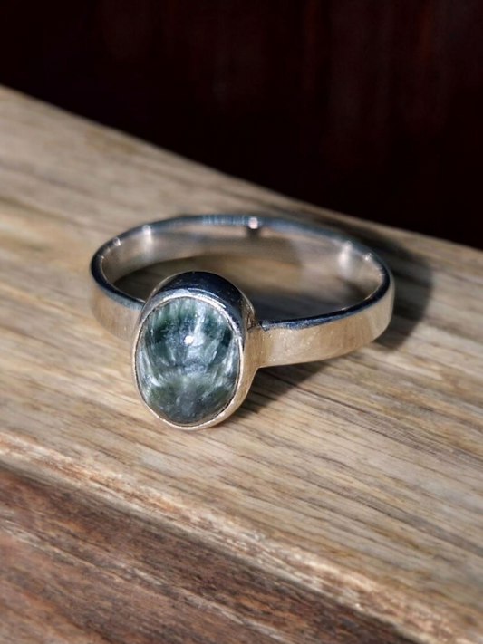 Bague Seraphinite Argent
