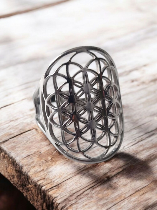Bague fleur de vie