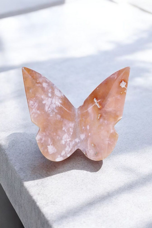 Papillon en Cornaline