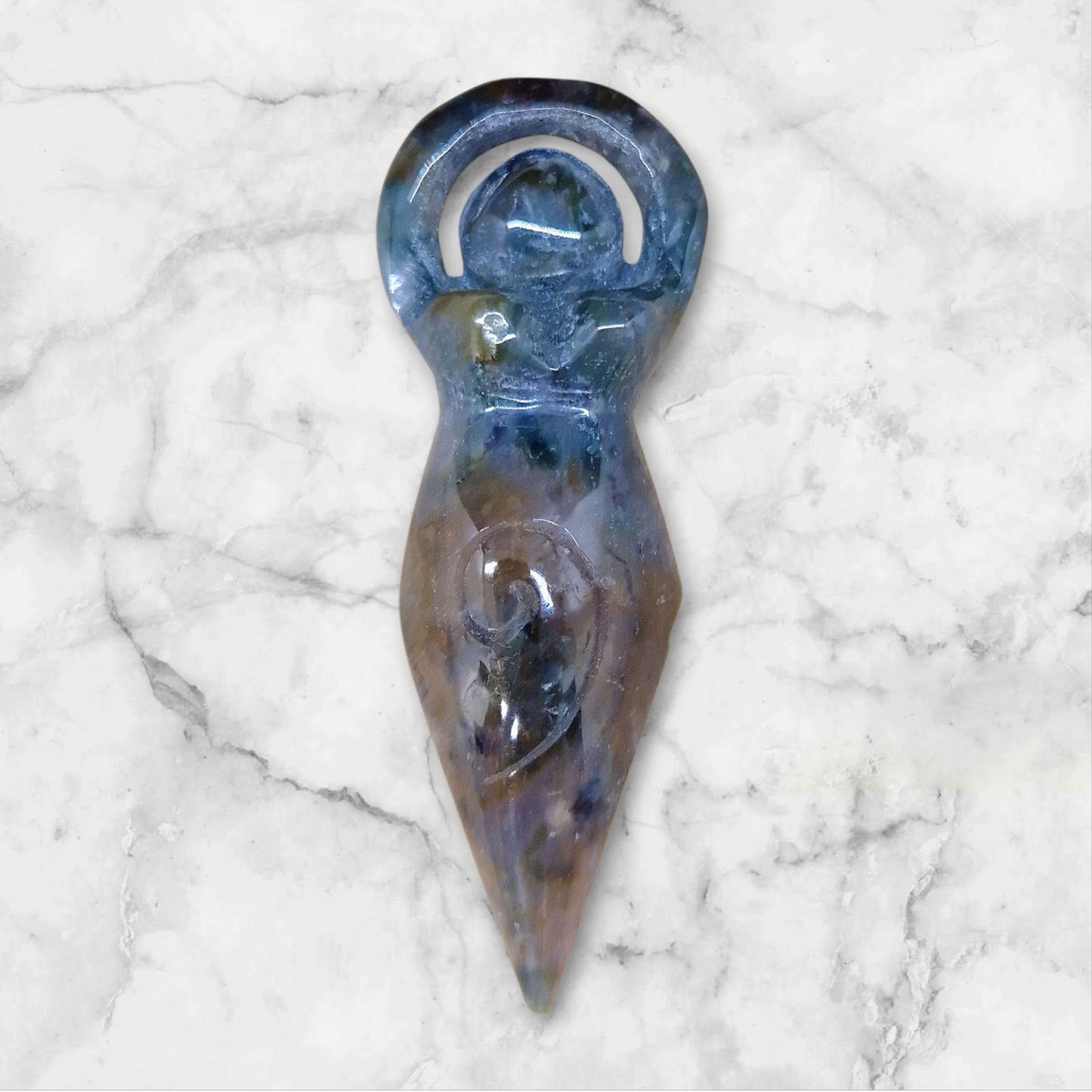Déesse en Agate mousse