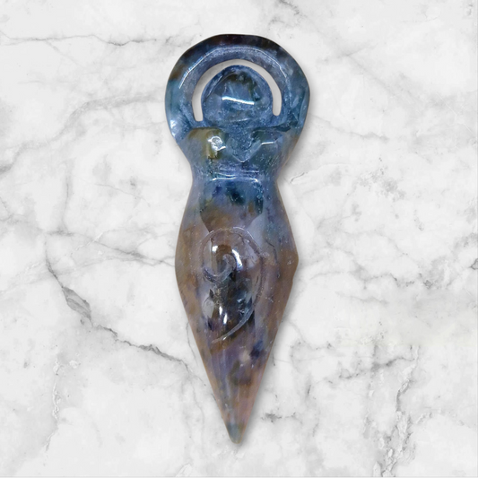 Déesse en Agate mousse