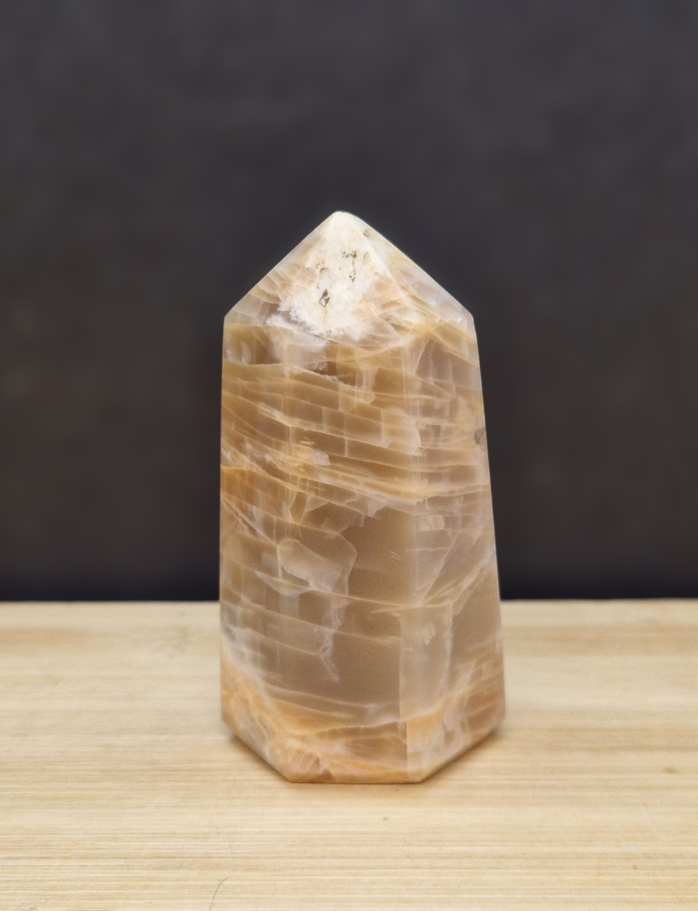 Pointe pierre de lune beige
