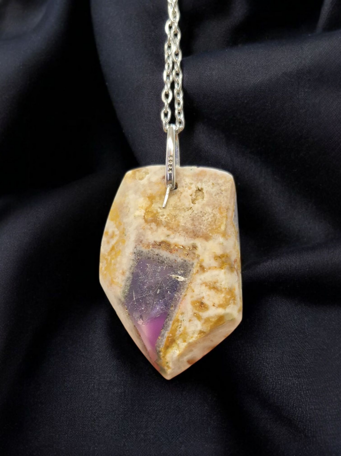 Pendentif Améthyste trapiche