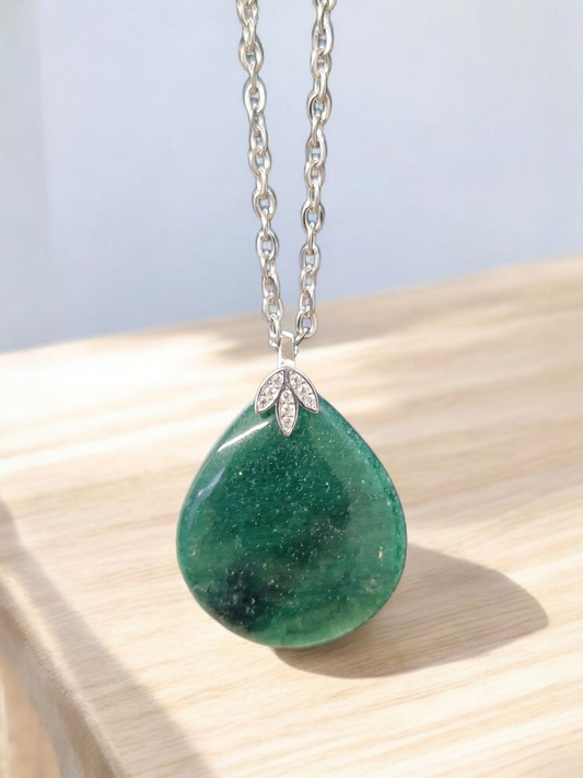 Pendentif Aventurine verte