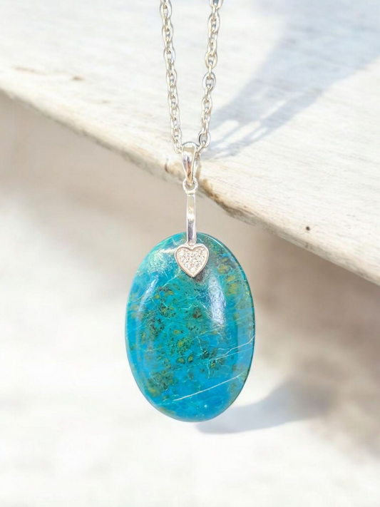 Pendentif Chrysocolle