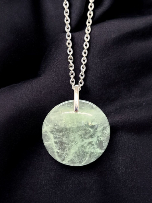 Pendentif Fluorite verte