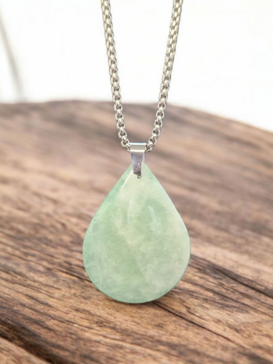 Pendentif Fluorite verte