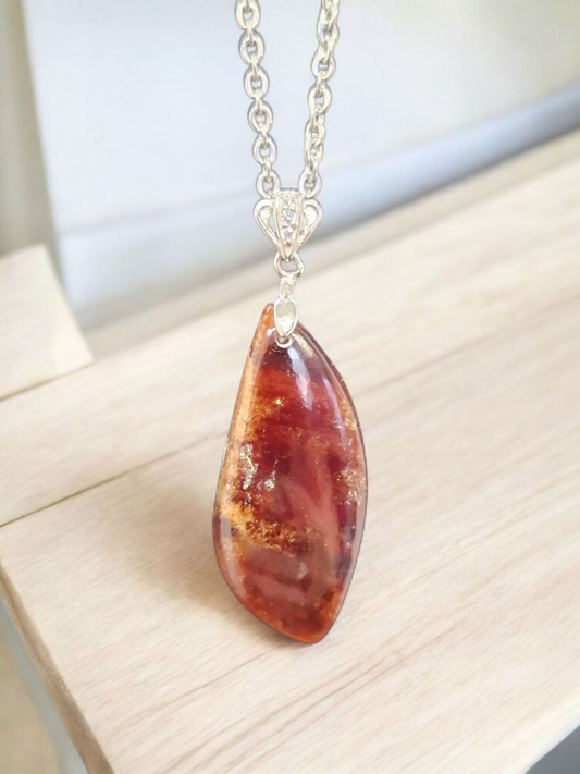 Pendentif Grenat Hessonite