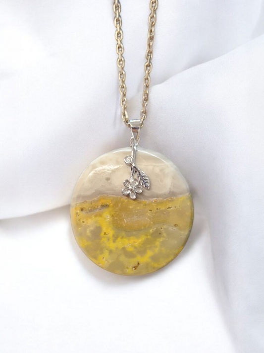 Pendentif jaspe bumblebee