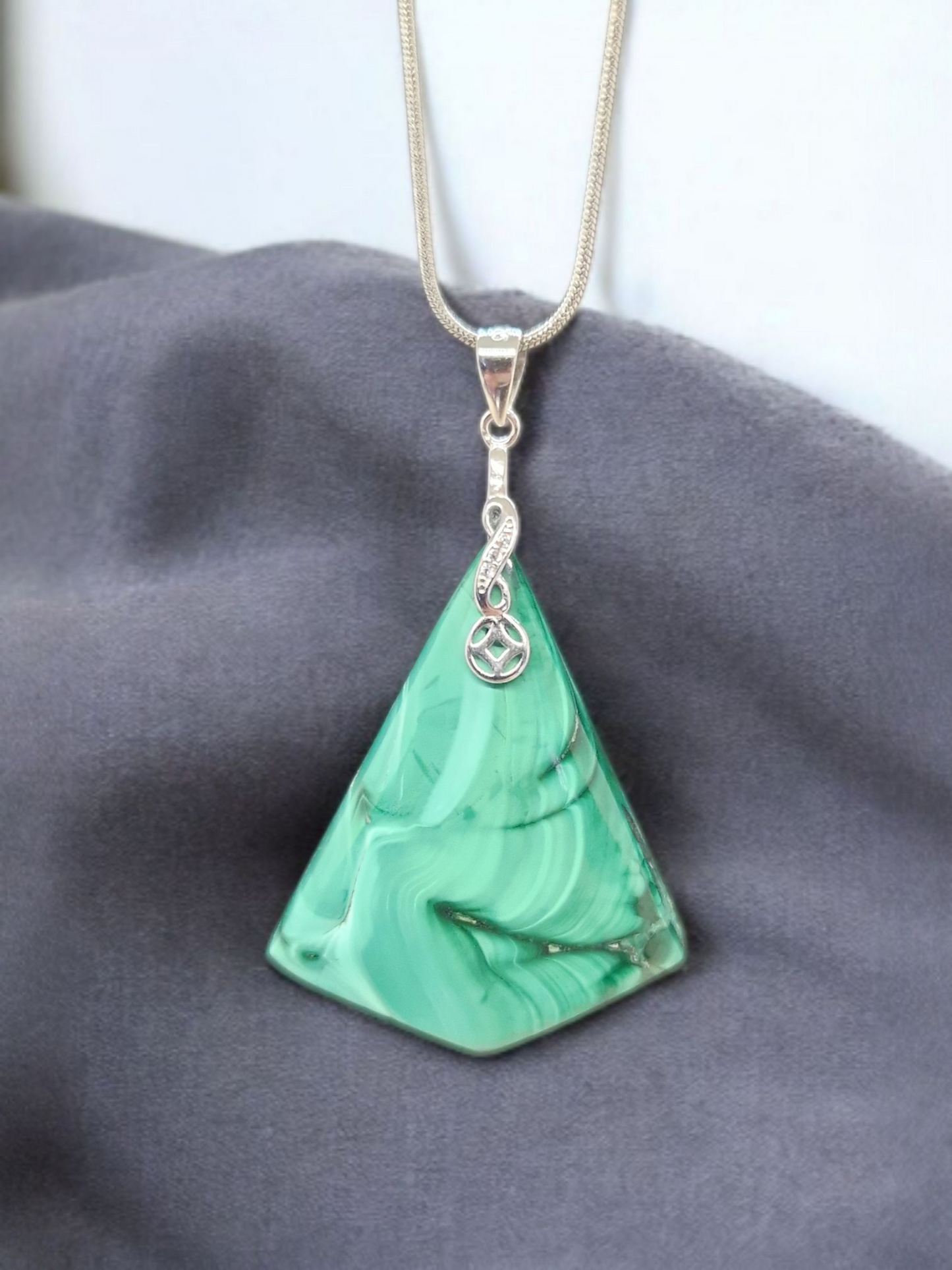 Pendentif Malachite
