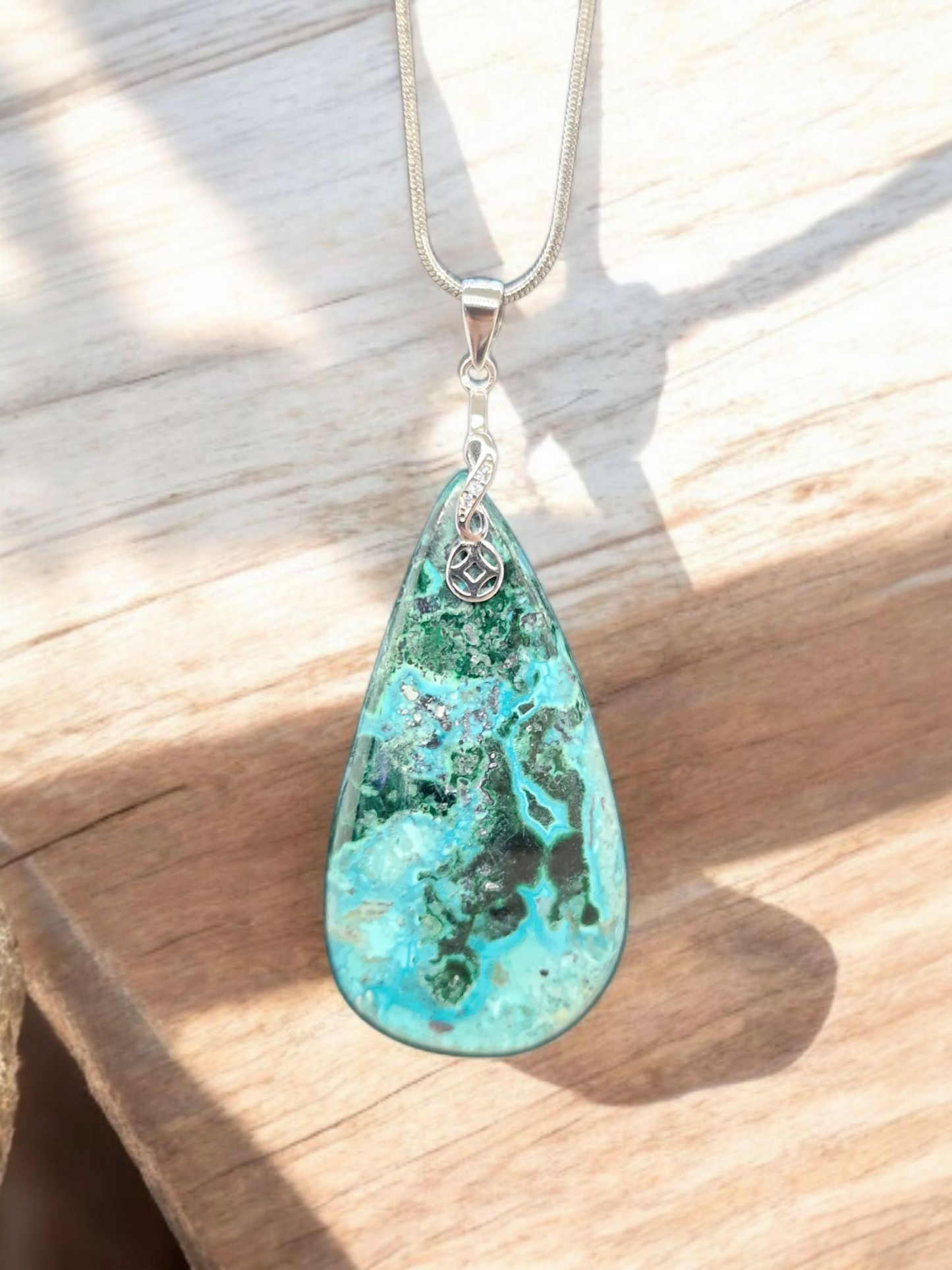 Pendentif Malachite Chrysocolle