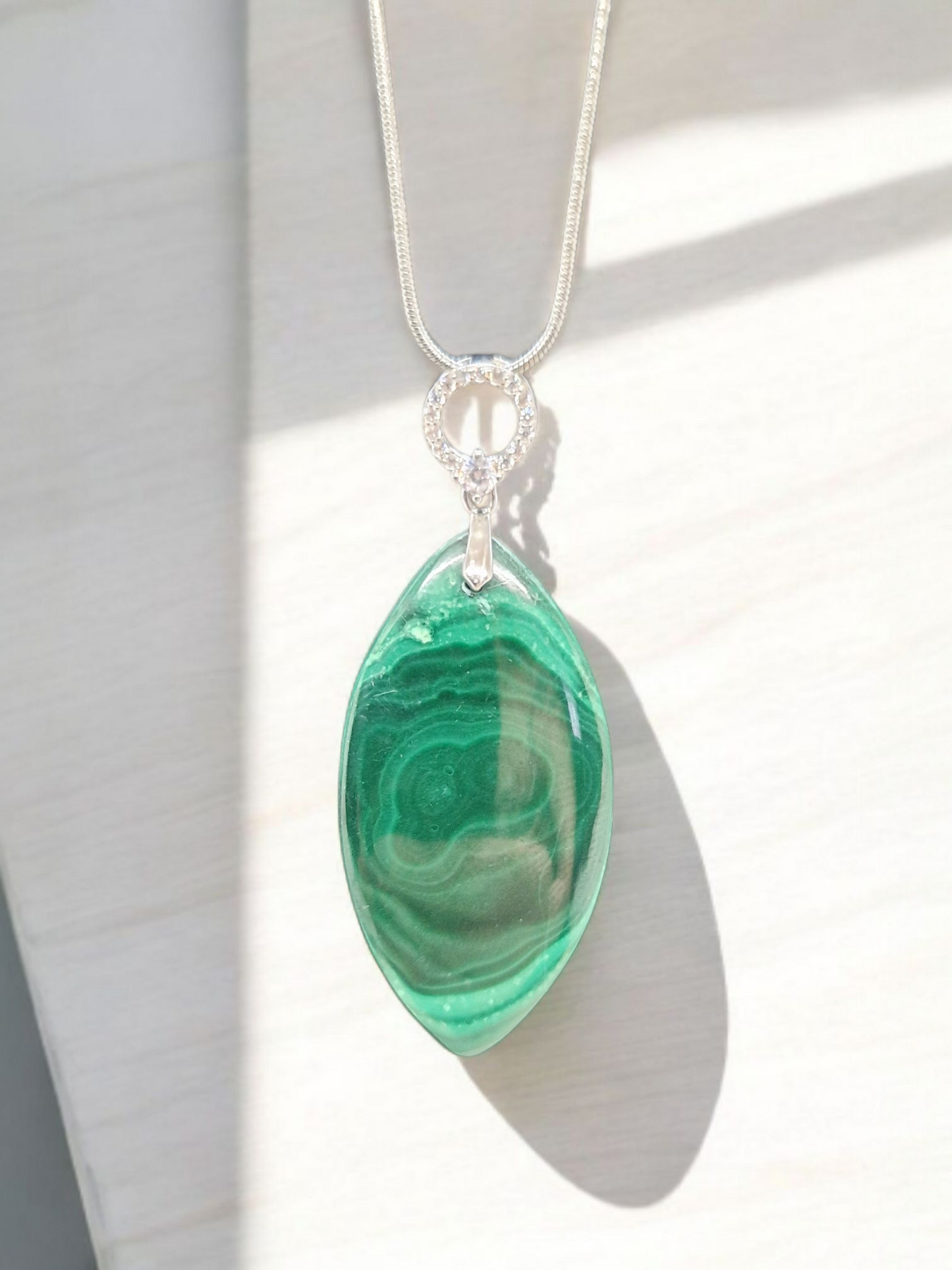 Pendentif Malachite