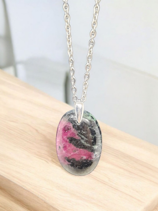 Pendentif Rubis zoisite