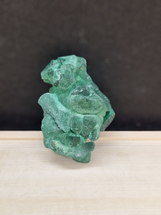 Malachite fibreuse brute